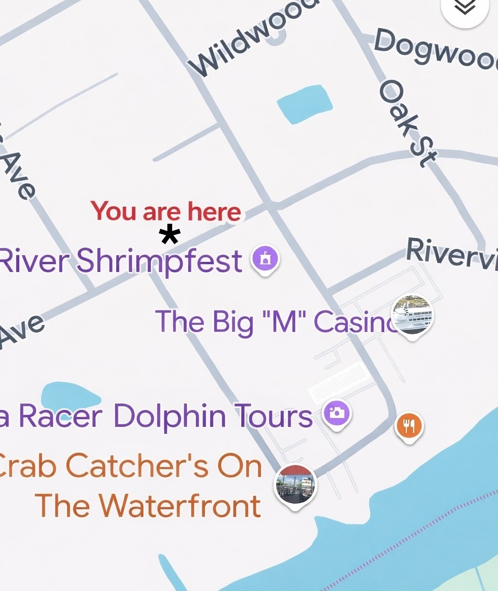 Map showing the Little River Coastal Retreat area